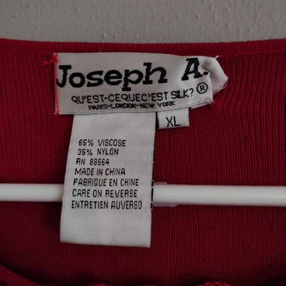 Joseph A embellished red sweater - Picture 3 of 7